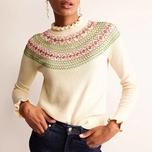 Boden jumper medium cream - medium,