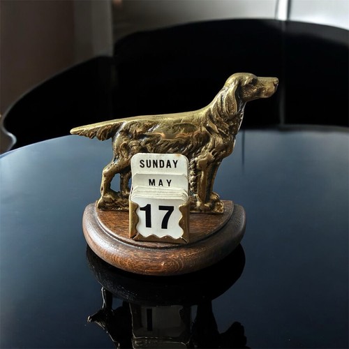 Vintage brass irish setter - irish,