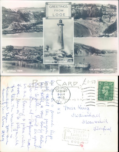 Looe views and eddystone - and,