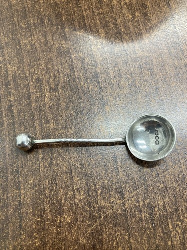 Silver salt spoon london - salt,