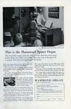 1961 Hammond Spinet Organ for