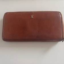 JOULES Tan Leather Purse