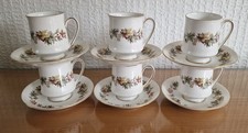 Vintage Royal Standard Lyndale Cup & Saucer Set 6 Pieces In Excellent Condition