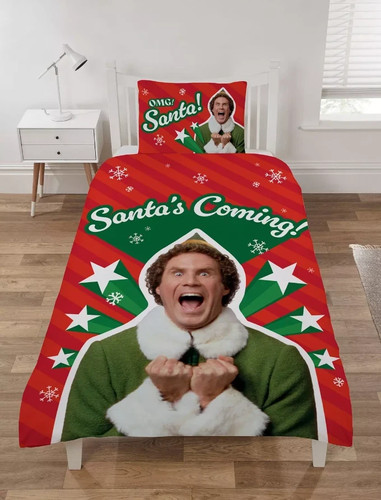 Elf christmas duvet cover - duvet,