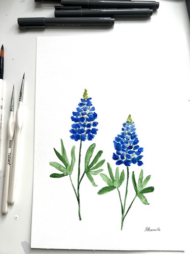 Original watercolour painting - original,