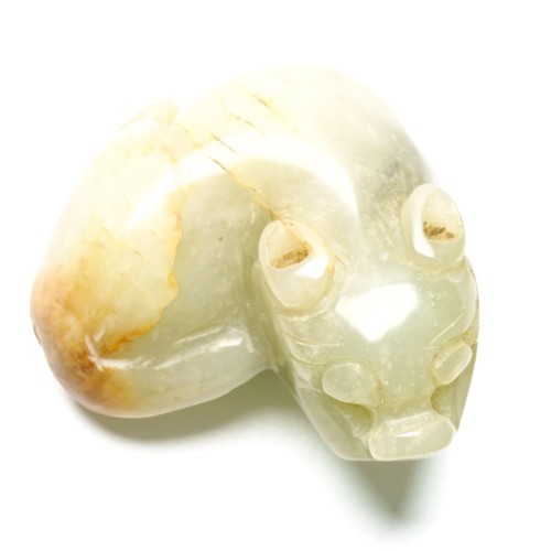 Chinese carved jade mythical - jade,