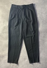 AD 1993 Comme Des Garçons Homme Plus Men’s Trousers Size Medium Black Pleated 