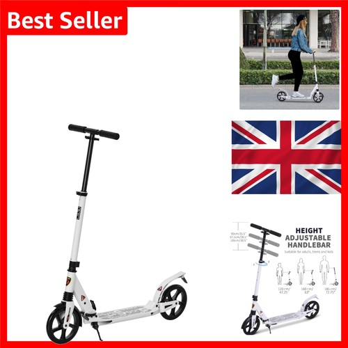 Homcom folding kick scooter - kick,