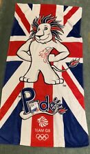 London 2012 Olympics Team GB Pride Lion Cotton Beach Towel, New With Tags,