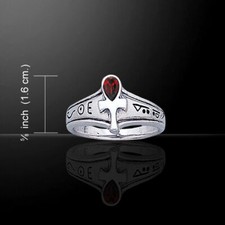 EGYPTIAN ANKH RING - 925