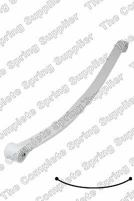 Leaf spring pack - 2x, rear