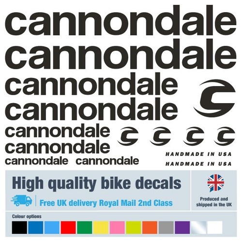 Cannondale new bike decal