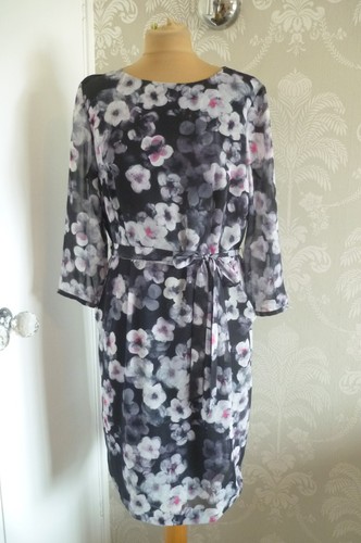 Kaliko grey print dress size - kaliko,