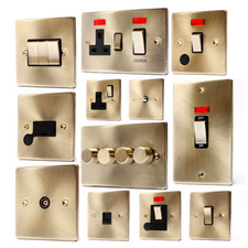 ANTIQUE BRASS LIGHT SWITCHES