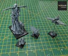 Highlands Miniatures Steppe Goblin Flying Goblins (Doom Diver) war machine.