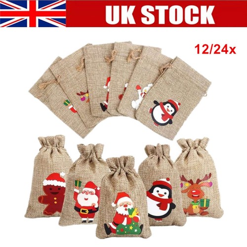 15x10cm christmas hessian - 15x10cm,