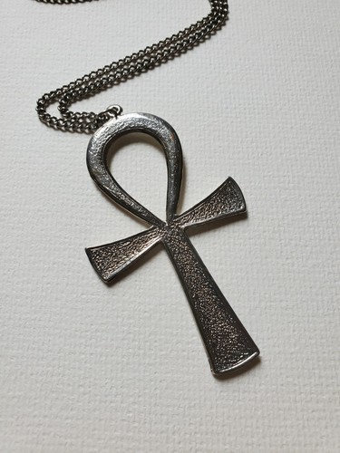 Large silverstone ankh - ankh, pendant
