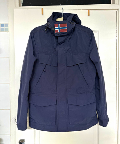 Napapijri men blue hooded - napapijri,