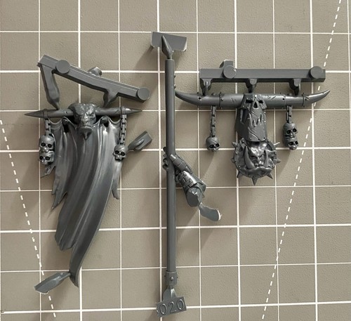Black orc mob banner icon - mob,
