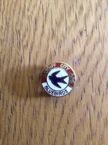 Cardiff city circular enamel - circular,