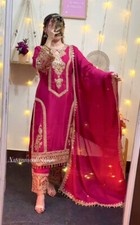 Designer Punjabi Pakistani Salwar Kameez Wedding Beautiful Women Party Wear Suit