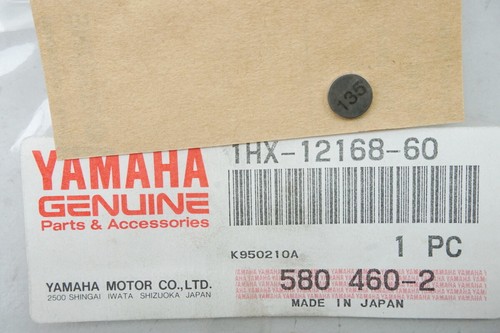 Yamaha shim valve adjustment - valve,