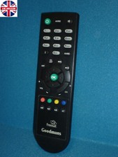 GENUINE GOODMANS GFSAT101SD FREESAT REMOTE CONTROL *BATTERY COVER MISSING*