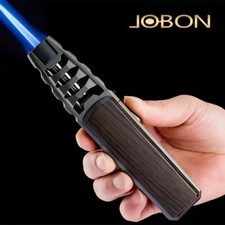 Jobon Luxury Pen Lighter Windproof Jet Lighter Turbo Metal Refillable Black Wood