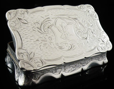 Sterling Silver Snuff Box