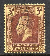 Cayman Islands 1921-26 3d