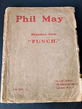 Antique Phil May Sketches from
