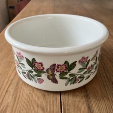 Vintage Portmerion Botanic Garden 8" open vegetable souffle dish fruit bowl