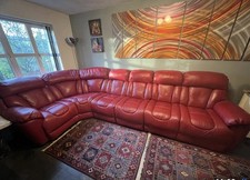 L Shaped Genuine Leather
