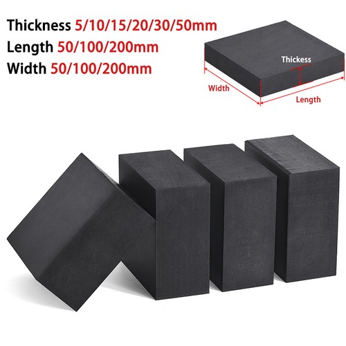 Black square silicone rubber - square,