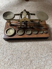 beautiful antique postal scales