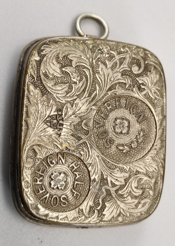 Antique vtg sovereign half - antique,