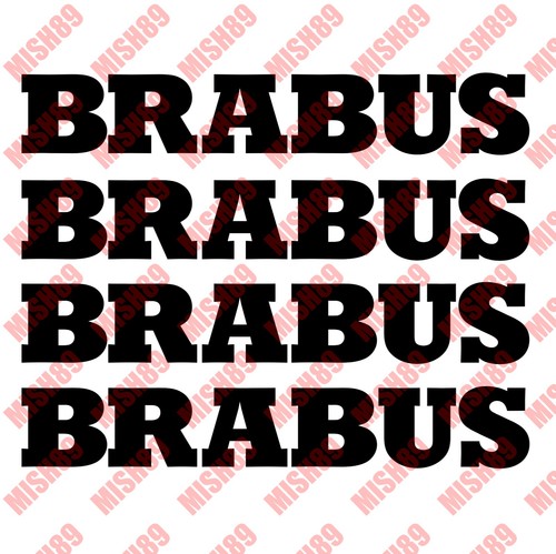 Brabus decal mercedes - brabus,