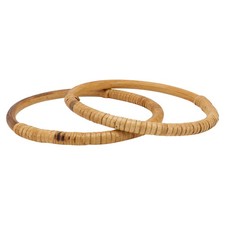  Set of 2 Wicker Hand-pulled