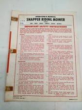 Snapper Riding Mower 2880