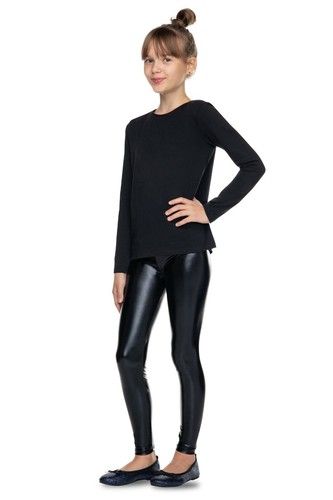 Girl full length shiny latex - shiny,