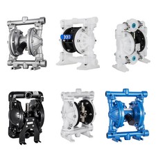 VEVOR 7-79 GPM Air-Operated Double Diaphragm Pump 2/ 1/2 Inch Inlet And Outlet