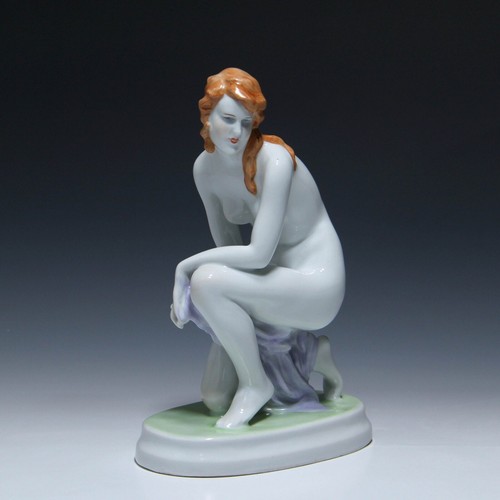 Zsolnay porcelain figurine - porcelain,