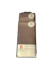 2 x Single Flat Sheets Brown Poly Cotton Job Lot of Clearance L038