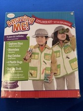 Amazing Me! Explorer Kit Child's Small 4-6 Costume - New Free shipping
