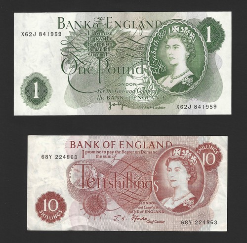 Pound 10 shillings - &, old