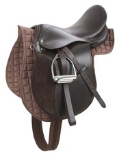 Saddle set, Haflinger, brown