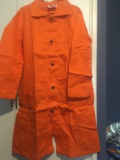Retro British Railway Hi-vis long coat