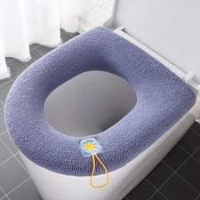 Winter Warm Soft Washable Toilet Seat Closestool Cover Cushion Mat Pad Lid Cover