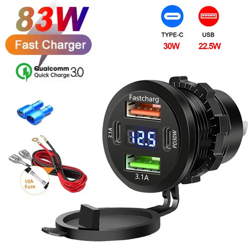 12v usb socket - 12v, charger