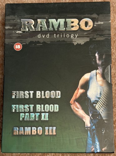 Rambo trilogy dvd boxset - rambo, (uk)